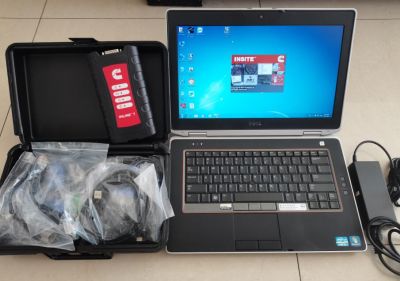 Cummins INLINE 7 Data Link Adapter with Insite 8.5 Software Multi-language Truck Diagnostic Tool with Dell E6430 complete set